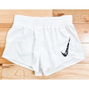 Nike OneWomen's Dri-FIT Mid-Rise Brief-Lined Graphic Shorts Sz M